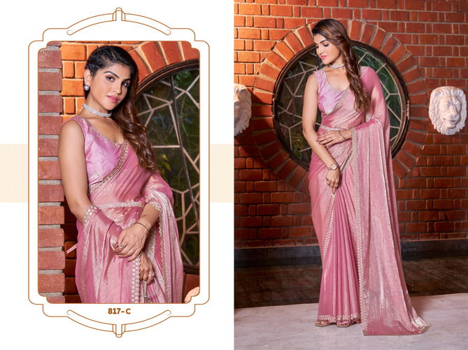 Mehek 817 A To E Satin Silk Party Wear Wholesale Sarees Suppliers In Mumbai